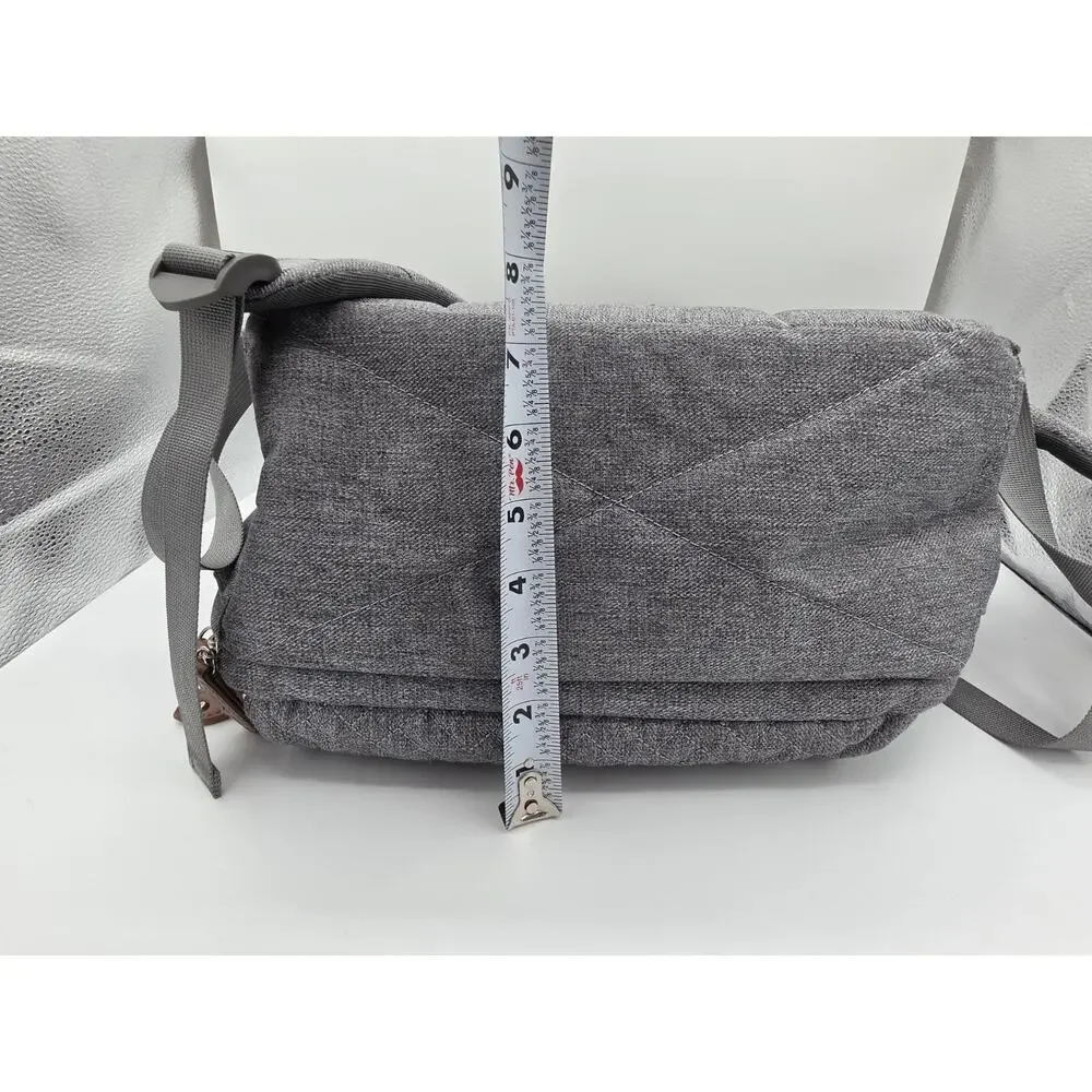 Dikaslon Diaper Bag Backpack Gray Large Baby Travel Bag Stroller Straps